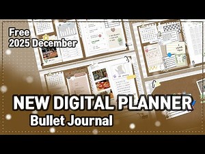 NEW Artiletter Yearly Digital Bullet Planner(2026 ver.) + FREE 2025 December Monthly Planner