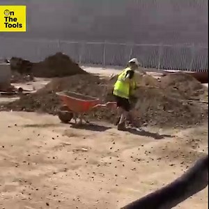 Apprentice tries his hand at the wheelbarrow test 😂 | On The Tools