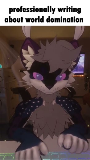 very professional :3 #furry #mayu #vrchat #funny #catbehavior #cat #meme #shorts #furries #pc