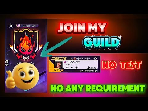 How to join my guild | How to join sn guild |Free fire guild join 🫣