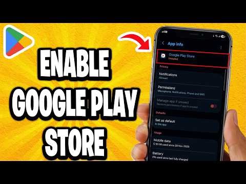 How To Enable Google Play Store
