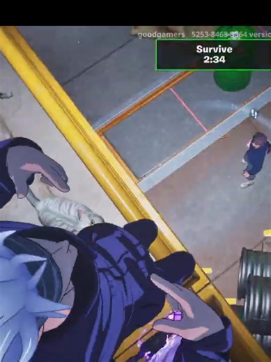 @amberjane03x had a hard time standing on a railing... At least she didn't give up 🤣 #fortnite #fyp #murdermystery #murdermysterymoments #fortnitemurdermysterymoments