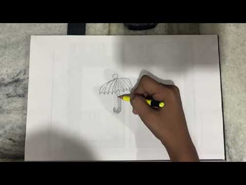 Learn to Draw an Umbrella ☂️ | Easy Step-by-Step Drawing Tutorial for Kids