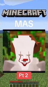 The terrifying clown It in Minecraft #minecraft