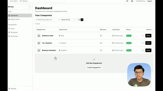 Forest- Workpaper and Data Management Platform | Dhruv Bhartiya