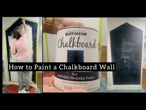 DIY CHALKBOARD WALL - We've Got Some Ideas