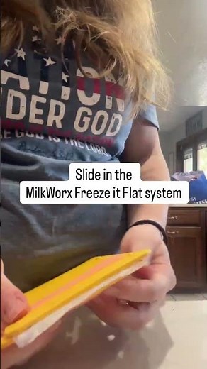 Maximize your milk freezer stash with this simple tool! #pumpingtips