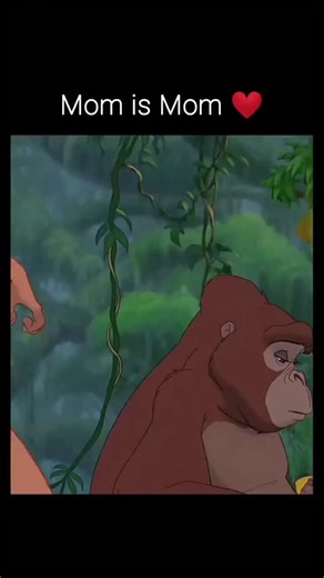 MANKUSH.MEENA. 🙏 on Instagram: "Mom knows everything 😅 🎬 In the Disney animated series, Tarzan's bond with Kala, his gorilla mom, is a heartwarming core of the story. Kala, a gentle gorilla, finds and adopts Tarzan, a human baby, after his parents are killed. She raises him as her own, teaching him survival skills and providing love. *Key Aspects:* - Unconditional love: Kala accepts Tarzan despite being different. - Protective instinct: Kala fiercely safeguards Tarzan. - Cultural bridge: Kala