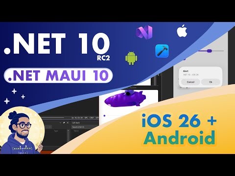 Updating to .NET 10 RC2 - iOS 26 - Xcode 26 - Android 15 Edge-to-Edge | .NET Maui Tutorial