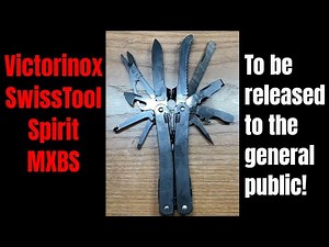 Victorinox SwissTool Spirit MXBS : Coming To The General Public