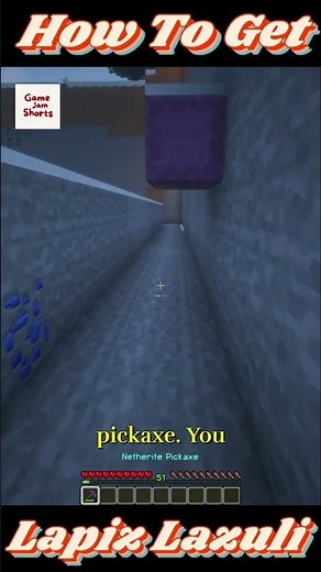 How To Get Lapiz Lazuli #minecraft #shorts