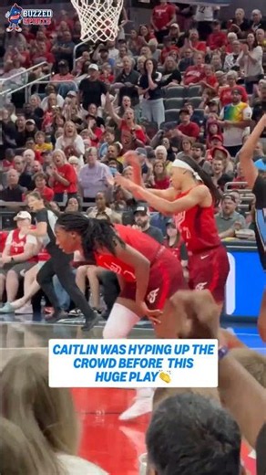 BSM | Caitlin Clark Fires Up The Crowd 😳🏀 #WNBA #CaitlinClark