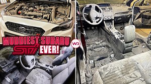 Subaru STI Gets Muddy Deep Clean Transformation