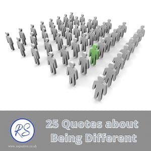 25 thought-provoking quotes about being different