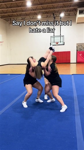 No comp season this year #cheer #cheerleading #stunt #fyp | cheerleading