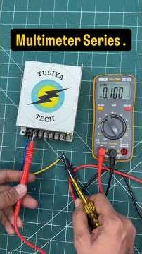 How to check Current with Multimeter | current measurement using multimeter| current testing