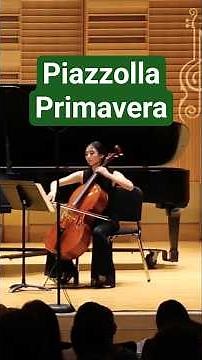 Lavie Cello | Piazzolla - Primavera for Piano Trio #shorts #piazzolla #primavera #spring #pianotrio