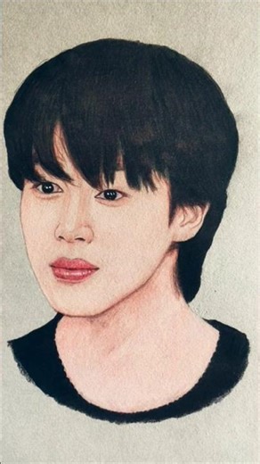 Detailed tutorial of how to draw jimin ✨#art #jimin #viral #shorts