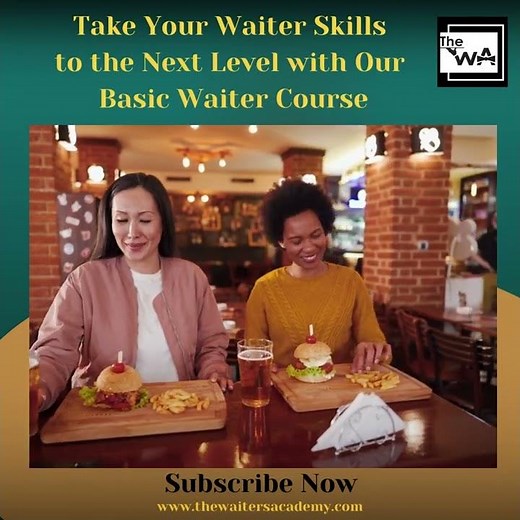 Take Your Waiter Skills to the Next Level with Our Basic Waiter Course