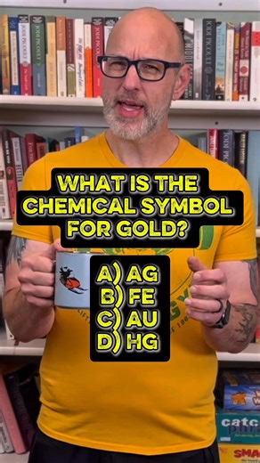 What is the chemical symbol for gold? #questionoftheday #trivia | Dave Barton