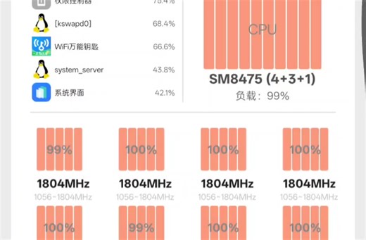 为什么我的手机cpu会莫名其妙满载