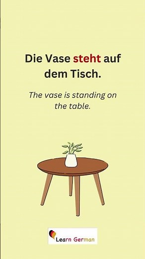 stehen oder aufstehen? - Similar Verbs | #learngerman | #shorts
