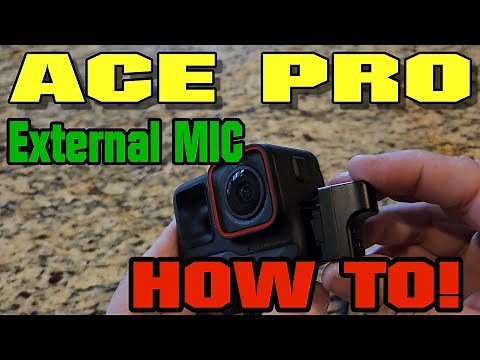 Insta360 Ace Pro External MIC [HOW TO]