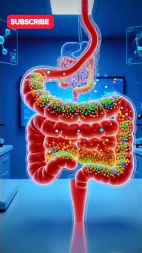 What Happens When You Drink Lassi? 🥛#Lassi #GutHealth #3DAnatomy