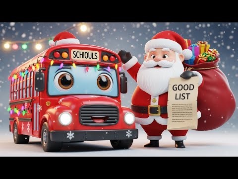 Santa’s Holiday Bus Adventure 🎅🚌 | Fun Christmas Song for Children