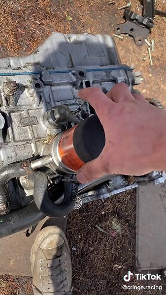 DIY Honda Engine Block Coffee Table with Glass Top
