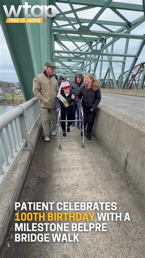 Story here: https://www.wtap.com/2025/12/19/100-year-old-belpre-local-celebrates-birthday-by-retracing-her-steps-across-belpre-bridge/ | WTAP Television