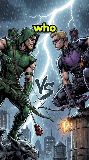 The Ultimate Archer Showdown! Green Arrow vs. Hawkeye 🏹🎯 #GreenArrow #Hawkeye #DCvsMarvel
