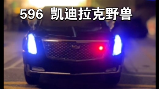 1/64 596美国总统座驾川普快乐车陆军一号凯迪拉克野兽灯光展示，加灯改灯爆闪 绿光 多美卡 tw tlv 拓意 minigt 596 微影 gcd 风火轮