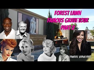 Famous Graveyard | Forest Lawn Hollywood Hills Part 2 | Naya Rivera, Lucille Ball, Liberace, & More