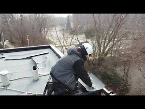 Soprema SBS Modified Bitumen Roof Install on This SMPL Design Home in Oakville for Pine Hill Homes