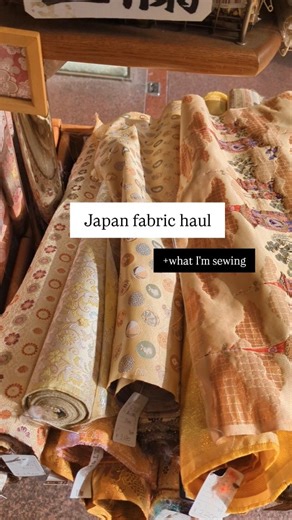 paopaobao on Instagram: "Japan fabric haul + what I'll be sewing with the fabrics I got in Tokyo, Kyoto, and Osaka 🌟 the pure number of fabrics that were available was amazing! I got a variety of light, mid, and (super) heavy fabrics that are going to last me throughout this year in all the seasons 🍁 I'm not a big printed fabric person but there were a ton of unique prints I'd love to revisit, especially once I learn how to quilt(!) Check out my last reel for more in depth about the stores I g