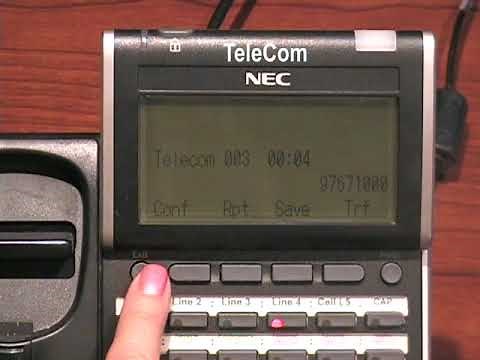 NEC Explanation of Soft Keys 1