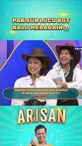 Pelan pelan Pak Sur 😭 #arisantrans7 #lucuabis #ngakakkocak