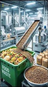 You Won't Believe What Discarded Food Becomes 🥪 🤯 | #shorts #recycling #FactsInFactory