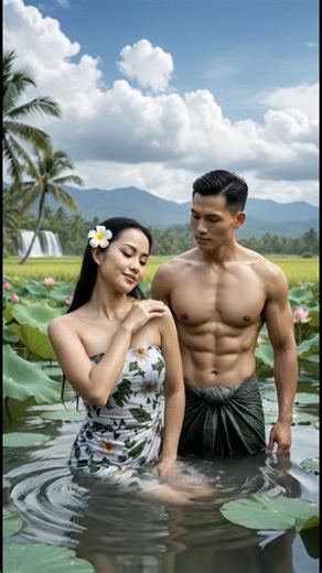 Like a lotus flower in still waters, our first love blossomed—delicate, pure, and rising above the depths to meet the sun. #lovebirds #couple #lovestory #lotuslover | Chase Unity