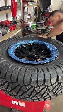 20x10 TIS Off-road 547B -19 Offset rims wrapped with 37x13.50R20 Nitto Ridge Grappler #nitto
