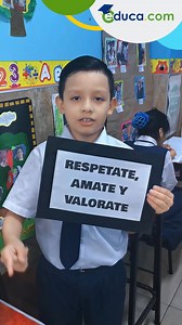 🌟Enseñando valores en EDUCA.COM 🌟 Los alumnos de tercer grado de primaria hicieron una actividad donde mostraron los valores y el respeto que tenemos en el colegio educa.com. 💼 🤝 Cada acción que tomamos está influenciada por los valores que tenemos. 💖 Son la base de nuestras decisiones, relaciones y crecimiento. 🙌 | Educa.com