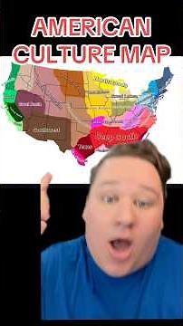 AMERICAN CULTURE MAP #history #usa #america #american #culture #map #maps #geography #mapping