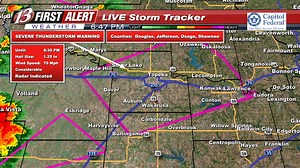 Severe Storm in Topeka may bring winds of 60 to 70MPH. Live Streaming at WIBW.com/livestream | WIBW 13 Weather