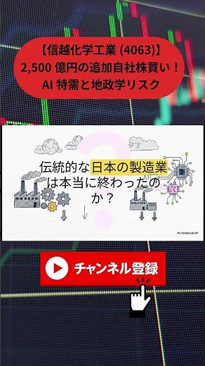 【信越化学工業(4063)】来期予想「未定」で売るのはもったいない!? 営業利益14%減の裏で進む高付加価値化と鉄壁の財務#信越化学 #4063 #半導体関連株 #決算解説 #自社株買い #AI関連株