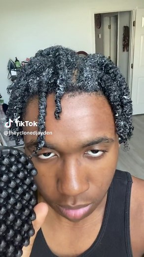 Black TikTok Hairstyle Tutorial for Young Men