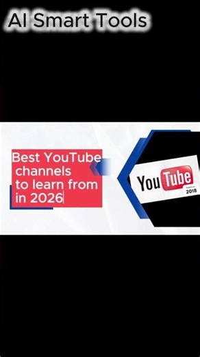 Best YouTube channels to learn from in 2026 #youtube #learning #education #ai #tech #usa