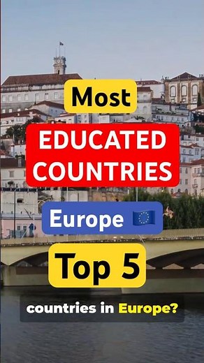 Top 5 Most Educated Countries in Europe 2025 | Tertiary Education Rates #europeanstudents