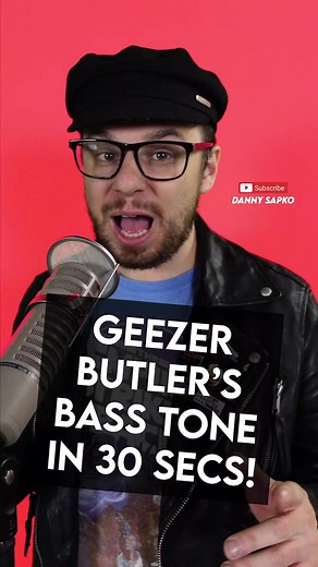 How to get Geezer Butler's bass tone in 30 seconds! #bass #bassguitar #blacksabbath | Danny Sapko