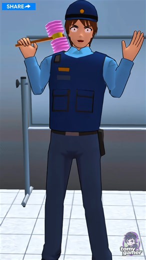 Magic in the police station ⛽😁 #sakuraschoolsimulator #sakura #sss